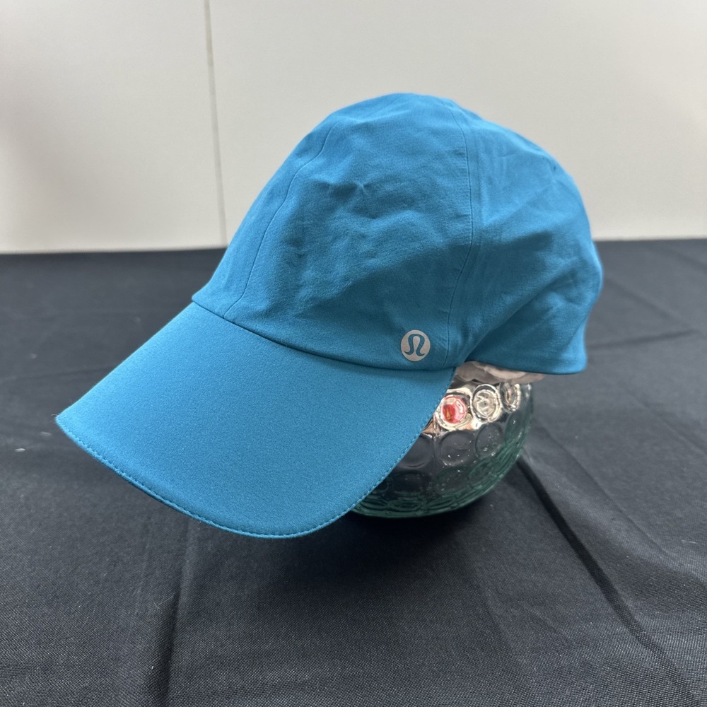 Lululemon Fast and Free Run Hat Blue Teal Turquoise O/S Unisex